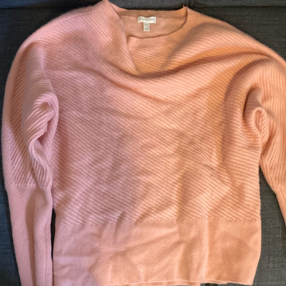 Garnet Hill Pink Cowl & Turtleneck Sweater
